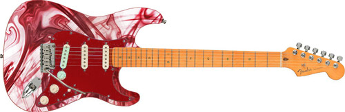 Art Red Stratocaster